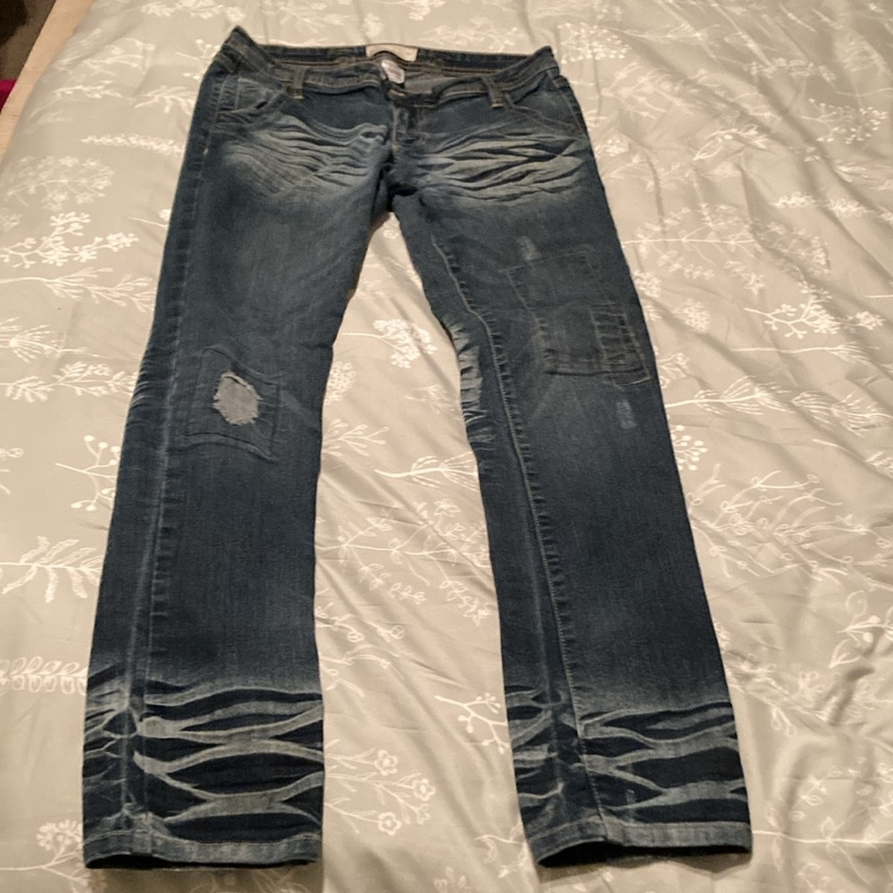 Inked & Faded straight leg jeans size 6
